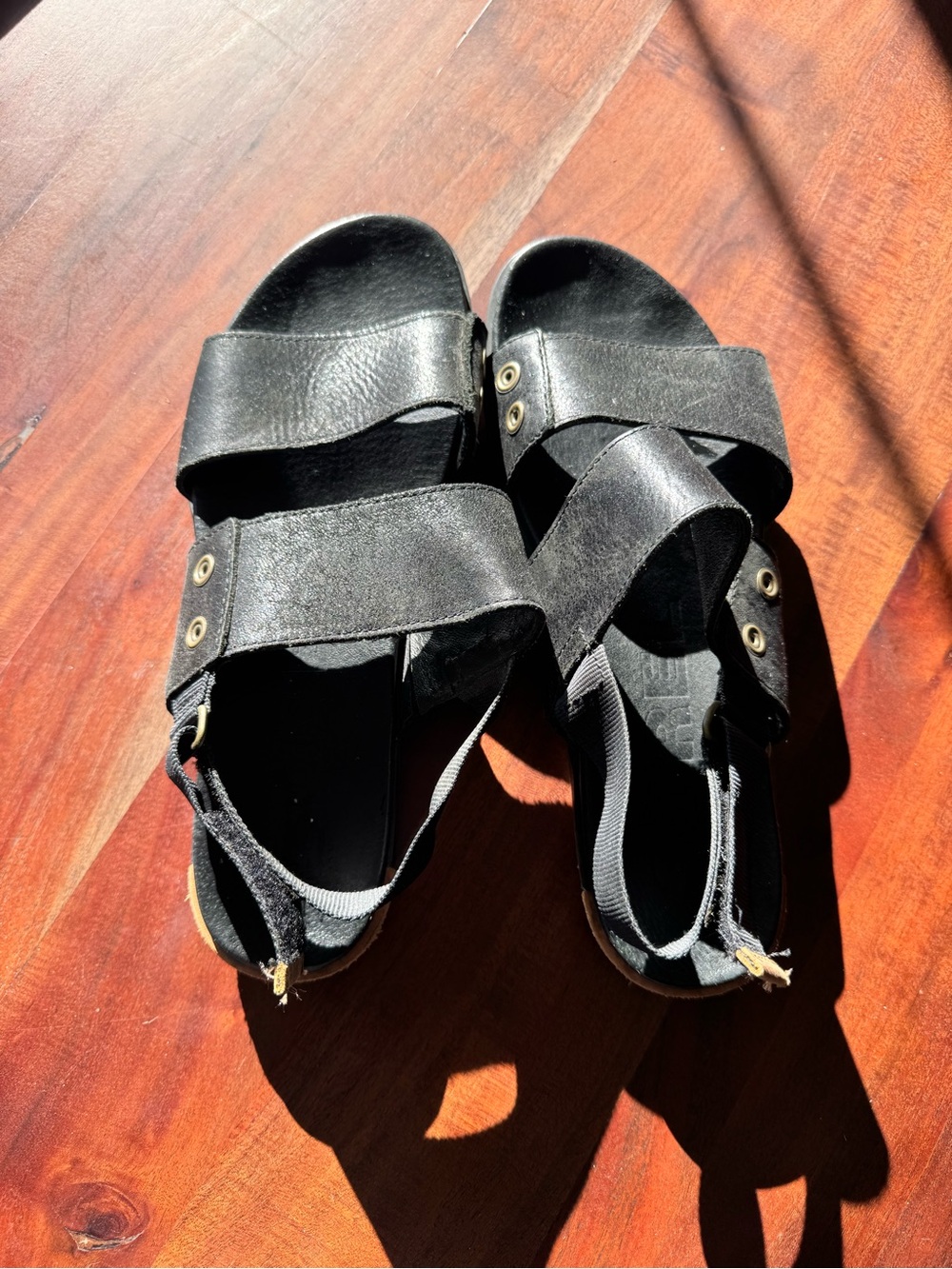 Sorel Black Torpeda Sandal - Picture 2 of 4
